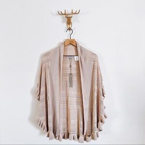 Joseph a. Khaki Knit Cardigan Size Small NWT